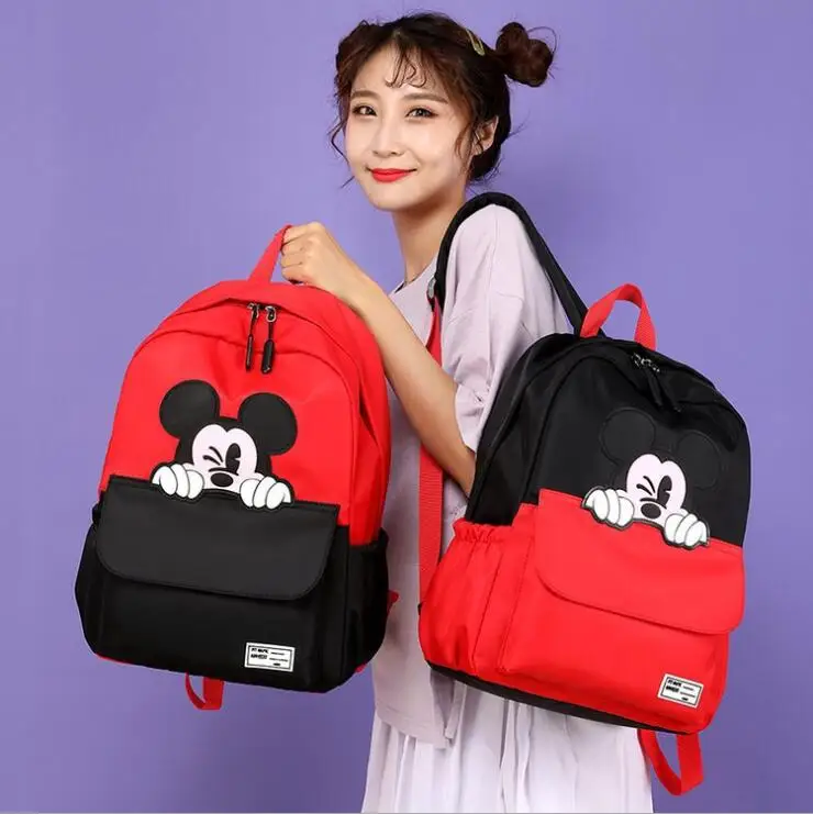 Школьные ранцы Disney для школьников рюкзак девочек классов с милым аниме Микки