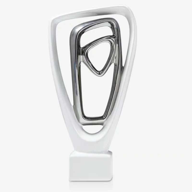 

Miniature Ceramic Eyes Of Wisdom Figurine Minimalist Interior Home Ornaments Table Art Collectible Room Office Statues Sculpture