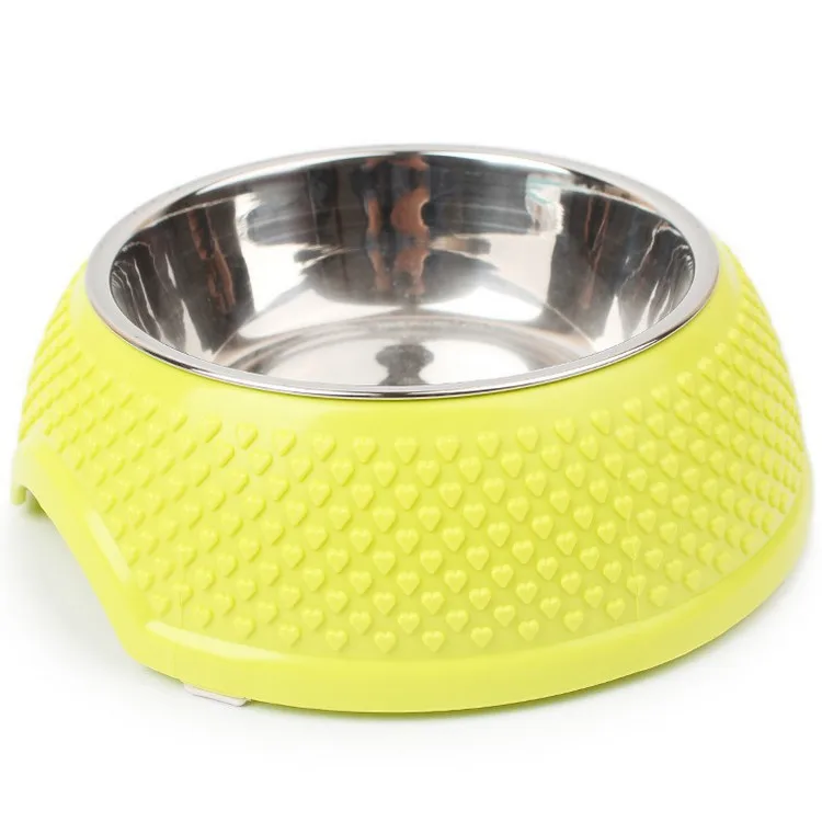 Pet Dog Cat Products Environmental ABS Stainless Steel Tough Water Food Feeder Bowl | Дом и сад