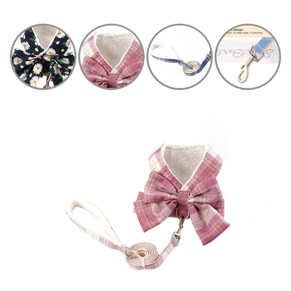 

Breathable Nice-looking Universal Pet Training Harness Leash Kit Soft Texture Pet Leashes Buckle for Hiking