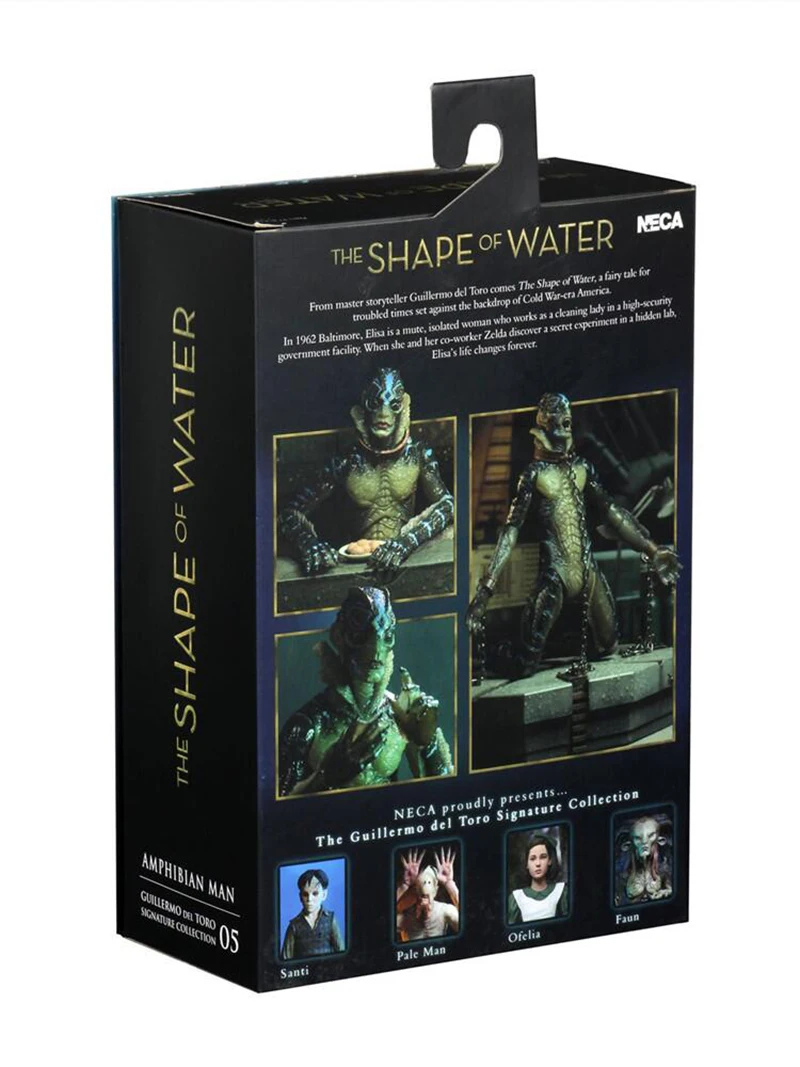 7 Inch18cm NECA форма воды амфибия человек подвижная фигурка Коллекция Модель Подарочная кукла