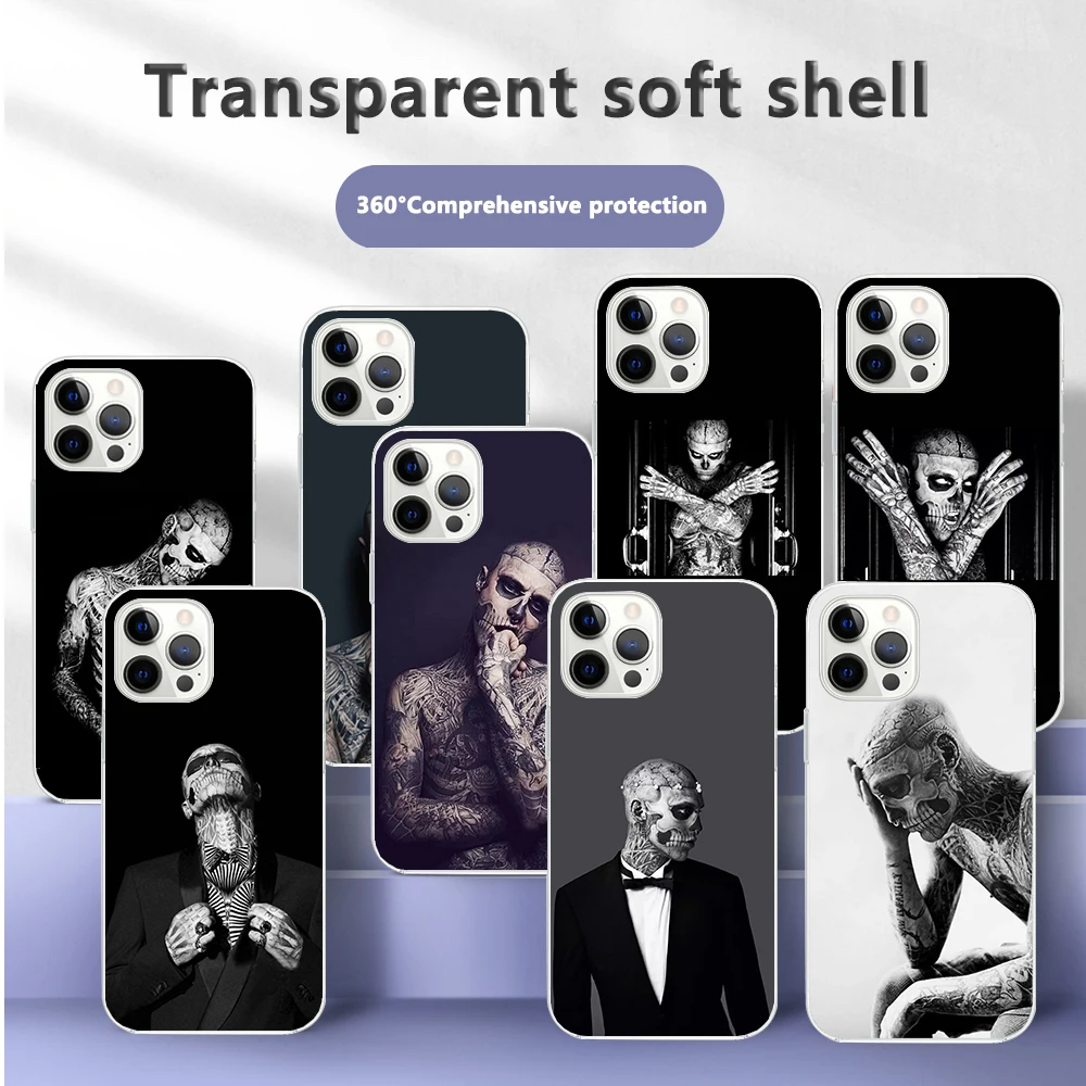 

cibiber Zombie Boy Printing Case For APPLE iPhone 13 12 11 Pro Max XS Max XR X 7 8 6 Plus 5 5S SE 2020 12 Mini Soft TPU Cover