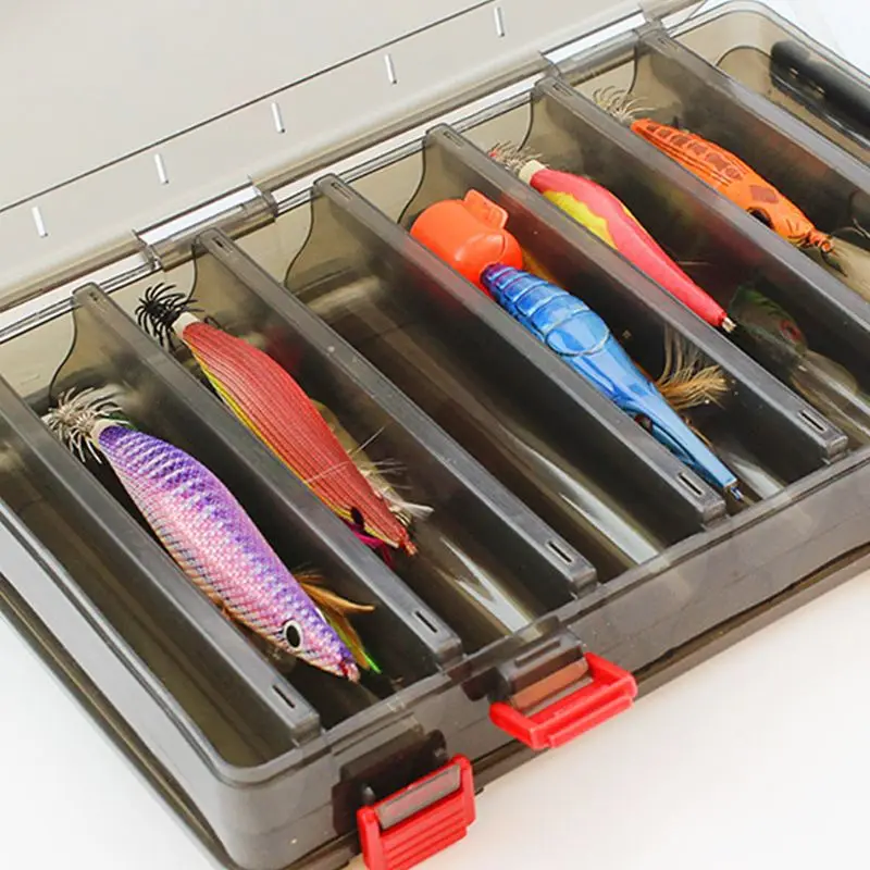 

Fish Hook Bait Double-side Lure Box Fishing Tackle Storage Container Case
