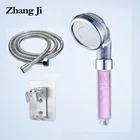 ZhangJi ванная комната Арома уход за кожей спа душевая головка лимонныйЛавандовый аромат высокого давления Распылительная насадка Анионный фильтр насадка для душа