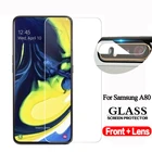 2-в-1 Защитная пленка для камеры samsung galaxy A80 A71 A51, защитное стекло на samsun A 80 71 51, пленка для экрана из закаленного стекла