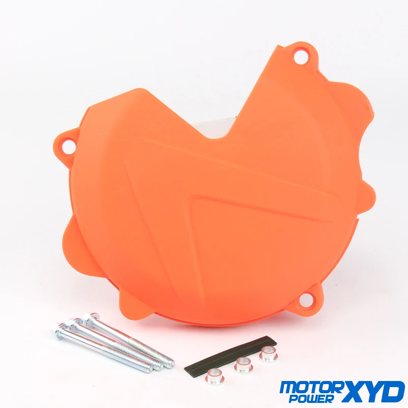Оранжевый Мотокросс сцепления защитный чехол двигателя боковая защита для