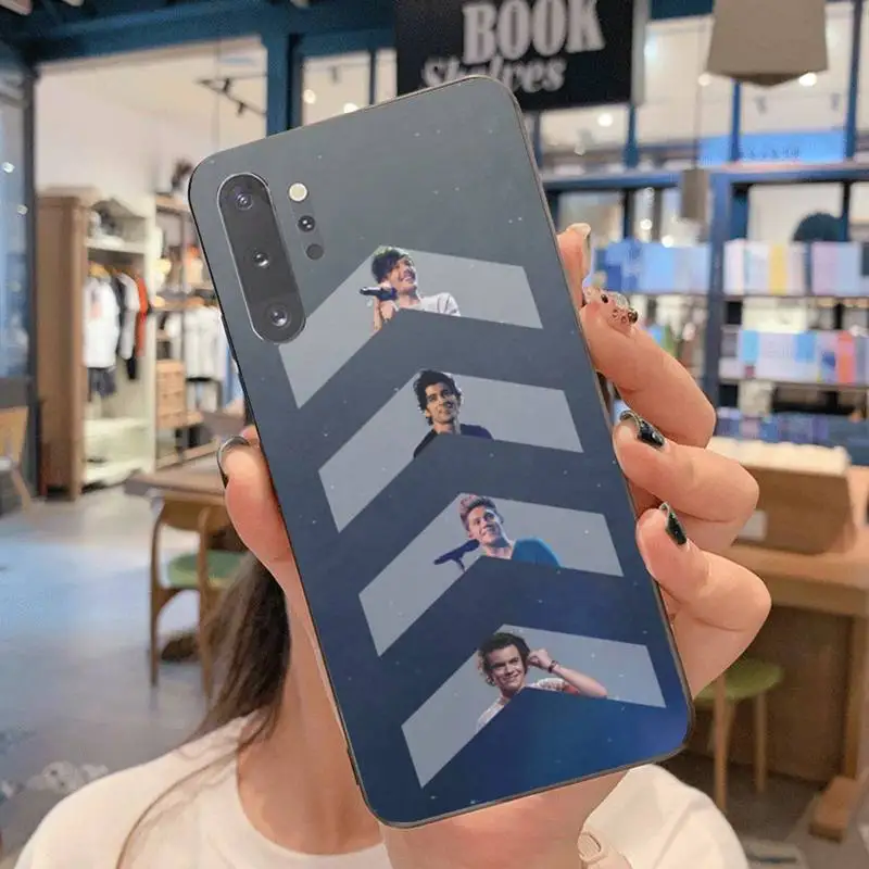 

HUAGETOP One Direction 1D Phone Case Cover For Samsung Note 7 8 9 10 Plus lite Galaxy J7 J8 J6 Plus 2018 Prime