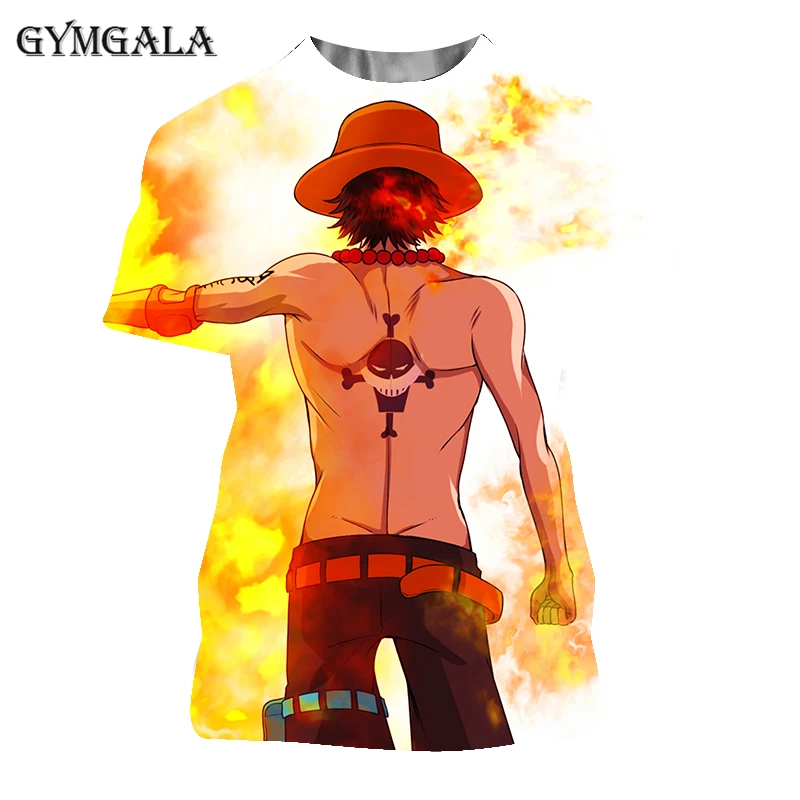 

2020 Fashion New One Piece 3D T-Shirt Luffy Straw Hat Japanese Anime Funny T Shirts Men Women O-Neck Black Short Sleeve Tshirt