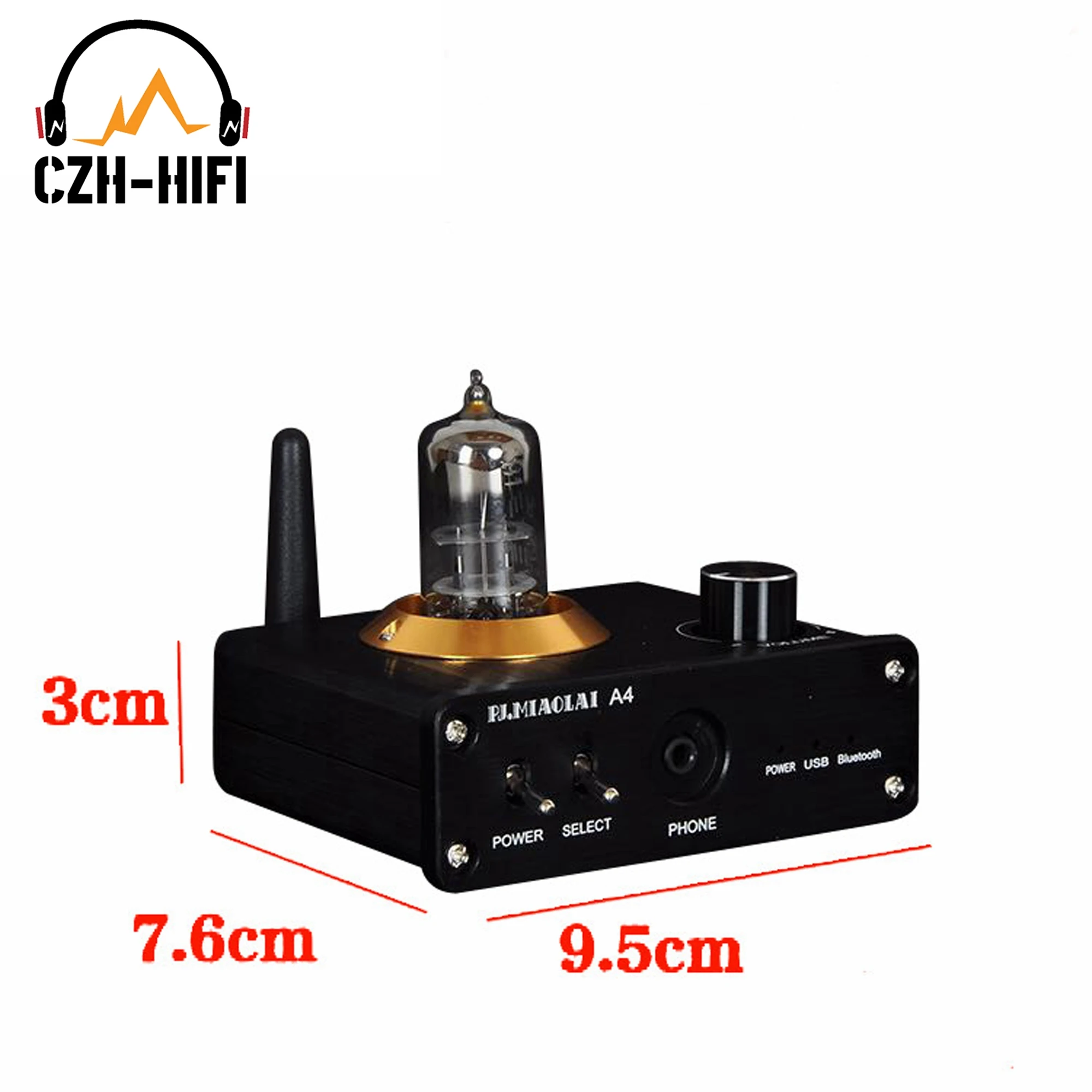 1set Mini Vacuum Tube Amplifier Bluetooth 5.0 Mobile phone MP3 MP4 Computer APTX Audio Receiving Adapter HiFi Lossless Decoding enlarge