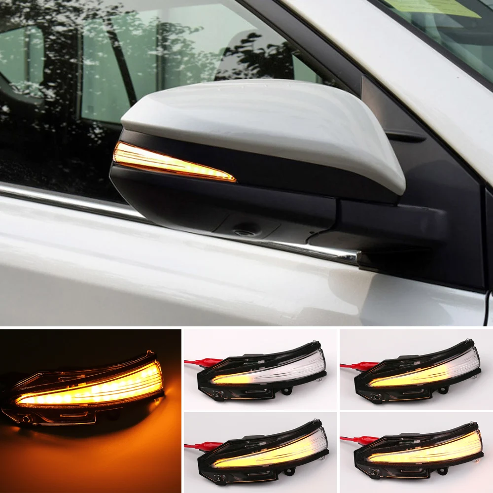 

2pcs LED Side Mirror Dynamic Turn Signal Sequential Light For Toyota RAV4 MK4 XA40 2013 2014 2015 2016 2017 2018