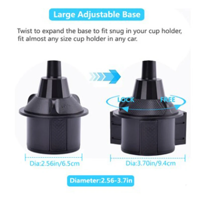 multi functional stable security non skid car phone holder tray car cup phone holder with meal table free global shipping