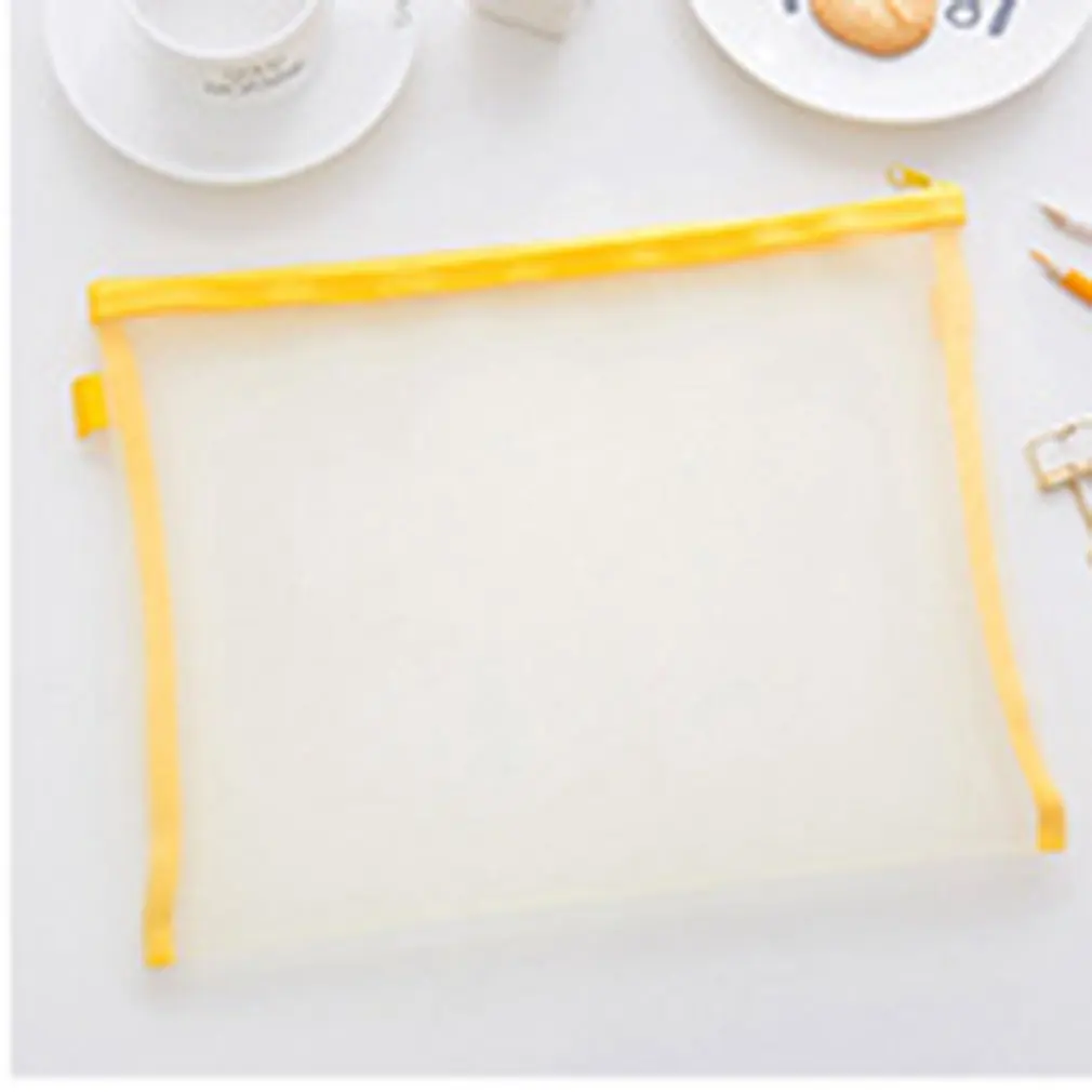 Одноцветная Сумка для документов прочный легкий ПВХ портфель сумка бумажные