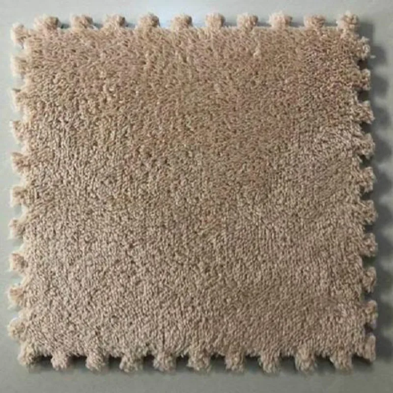 

Foldable Carpets for Living Room Plush Soft Climbing Cappet Rug Split Joint Bath Room Anti-skid Rugs Pink Shaggy Area Rug