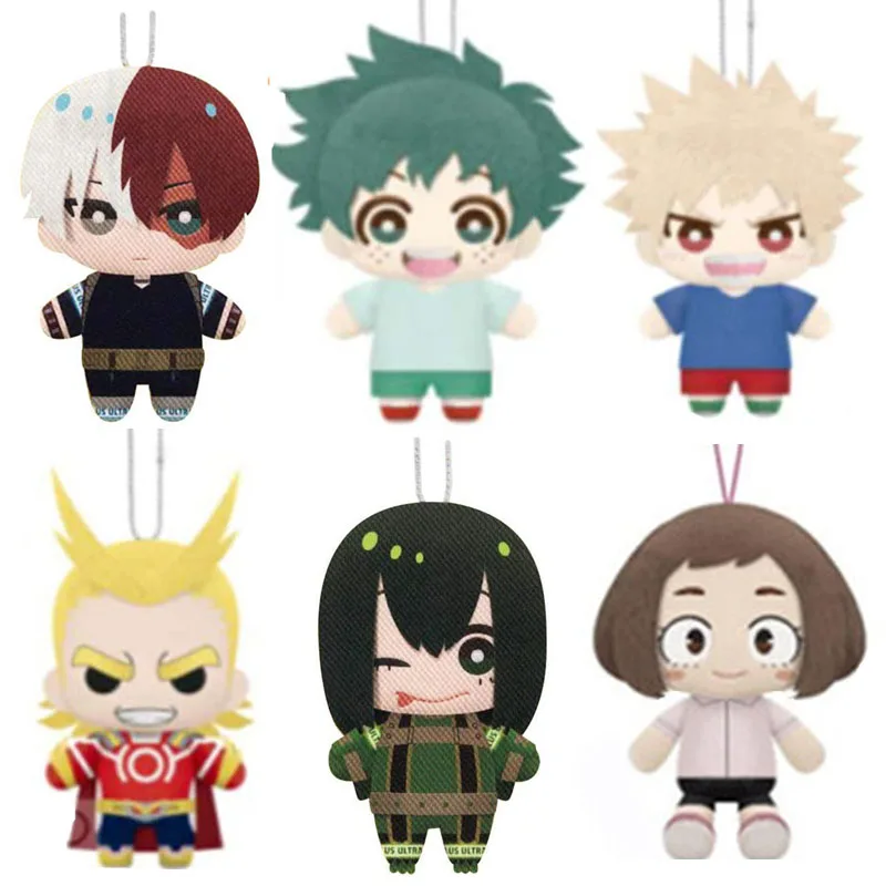 Плюшевая кукла Boku No My Hero моя геройская Академия Midoriya Izuku Bakugou Todoroki Shouto кулон Аниме