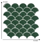 Зеленые самоклеящиеся водонепроницаемые наклейки на стену в стиле ретро, 1,2 мм, нестандартные декоративные обои, защита от брызг, перегородка в кладовке