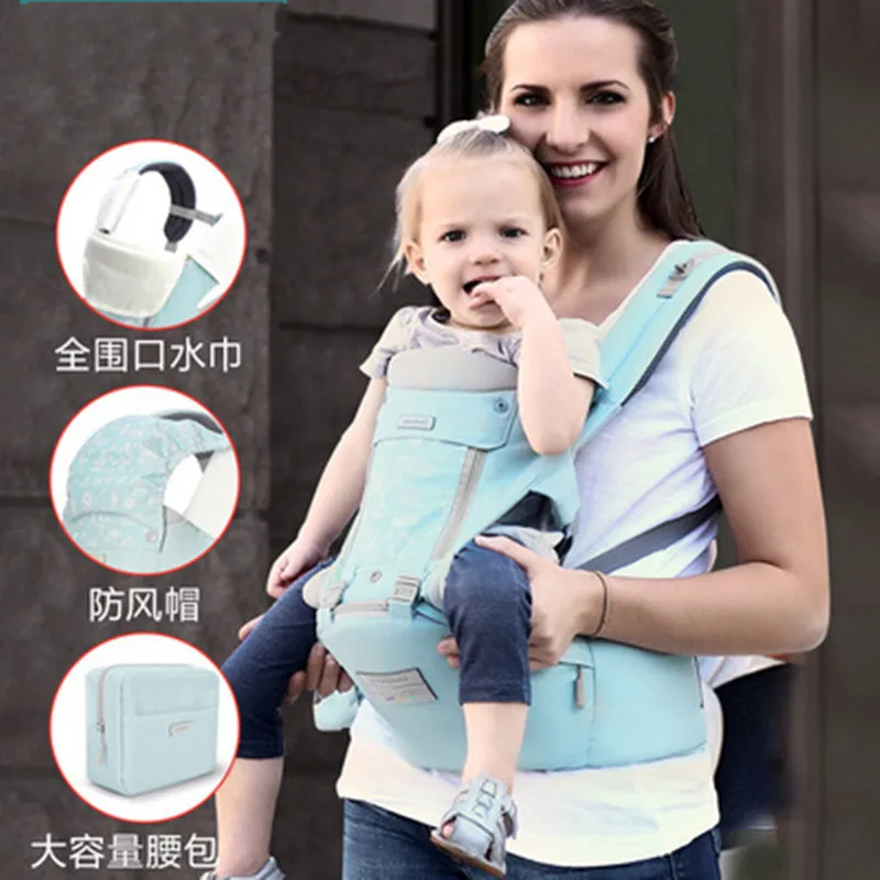 

Baby Waist Stool Ergonomic Baby Carrier Child Hip Seat Tool Baby Holder Sling Wrap Backpacks Baby Travel Activity Gear