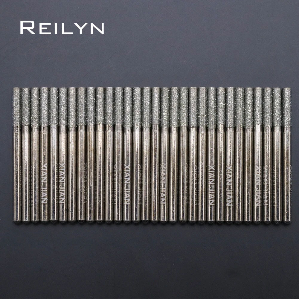 

High quality 150# 30pcs diamond abrasive bits grinding needle manicure knife naild beautifying dremel/rotary tools