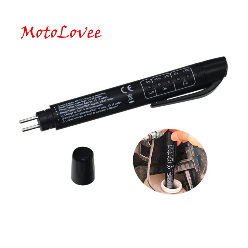 

Лучший тестер тормозной жидкости MotoLovee, светодиодный автомобильный инструмент для тестирования автомобильной жидкости в автомобиле, тесте...