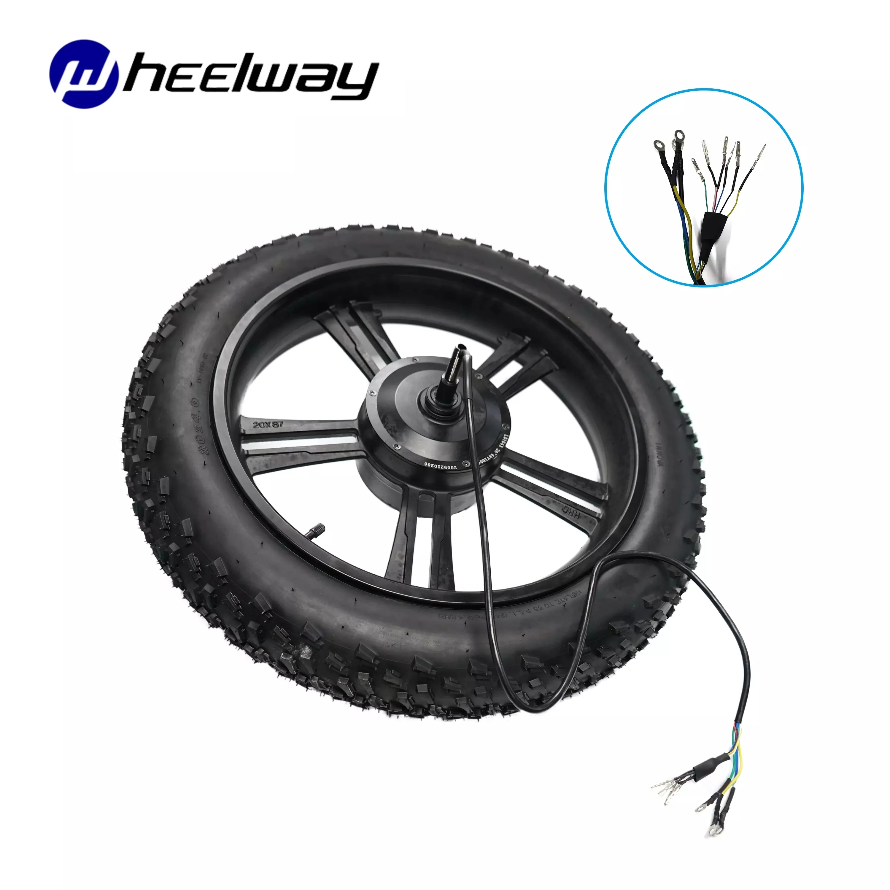 Verkaufen 20 Zoll Hohe Drehmoment Elektrische Bikes Roller Motor 48V 500W 750W 1000W Getriebe Hub Motor 25-35 Km/h 20x 4,0 Fett Reifen