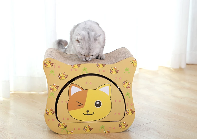 Игрушки для кошек HOOPET, скребок для когтей, коврик для когтеточки, гофрированная бумага для кошек, шлифовальный скребок для ногтей, коврик Mattrer