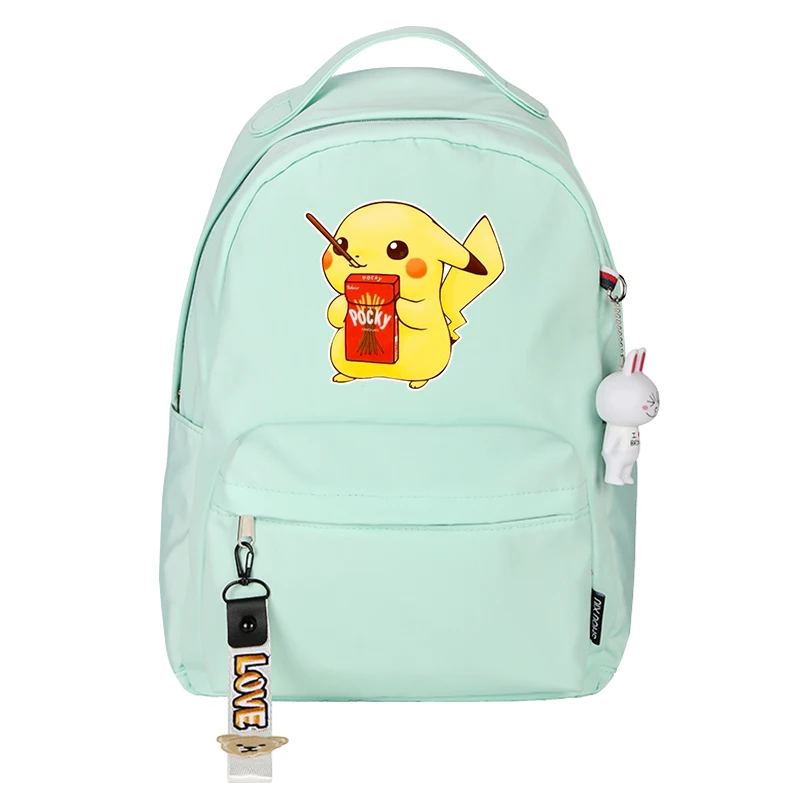 Рюкзак Пикачу Косплей Аниме-сумки для подростков Mochila Розовый Рюкзак Kawaii Подарки на день рождения Симпатичные Рюкзаки для взрослых - Цвет: GJG pocky