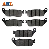 ahl motorcycle front and rear brake pads for honda vfr750f cbr1000f st1100 gl1500 cbr750 black brake pads