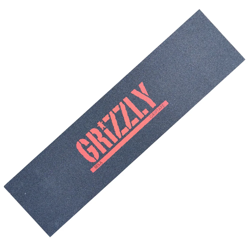 

skateboard grizzly grip tapes good quality OS780# designs 33*9inch professional level silicon carbide material