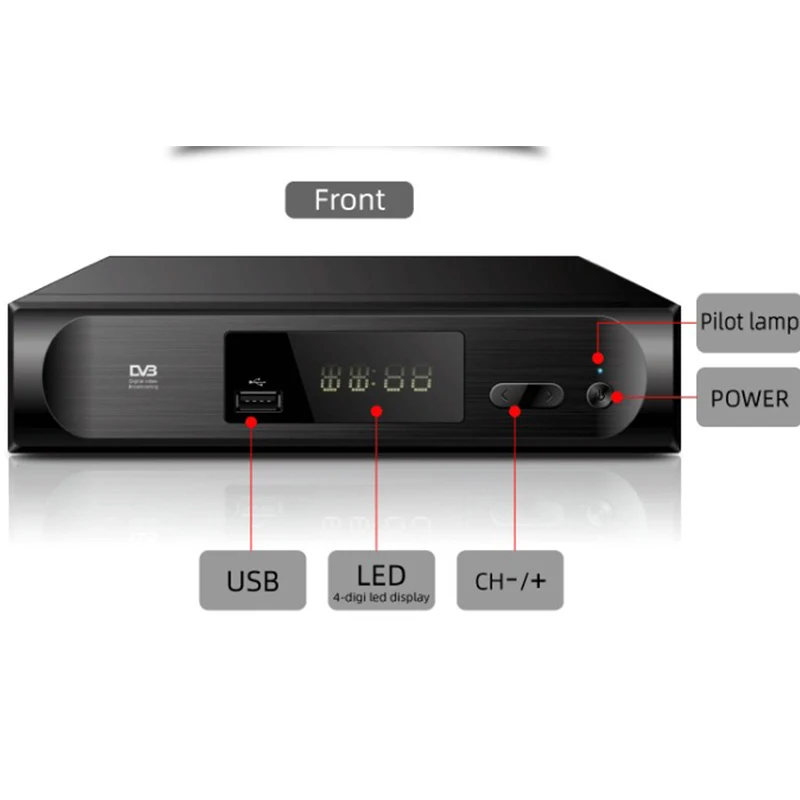 DVB T2 TDT ТВ приемное устройство для цифровой тюнер DVB-T2 Wi-Fi приемник Декодер каналов