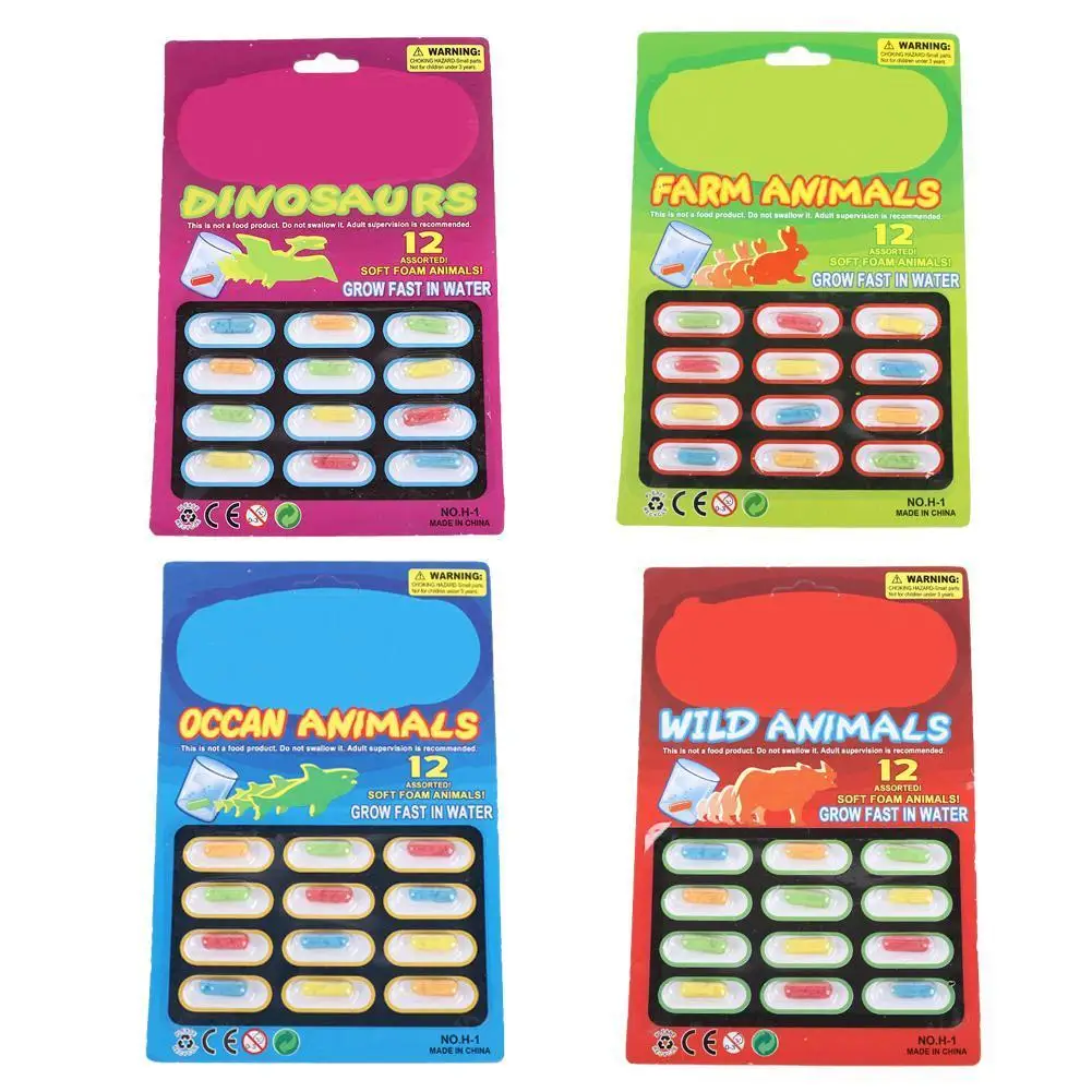 

Baby Cognition Toys New Soft EVA Early Educational Cartoon Dinosaur Toy Grow Kids Bath Capsule Toys Toy A7T2