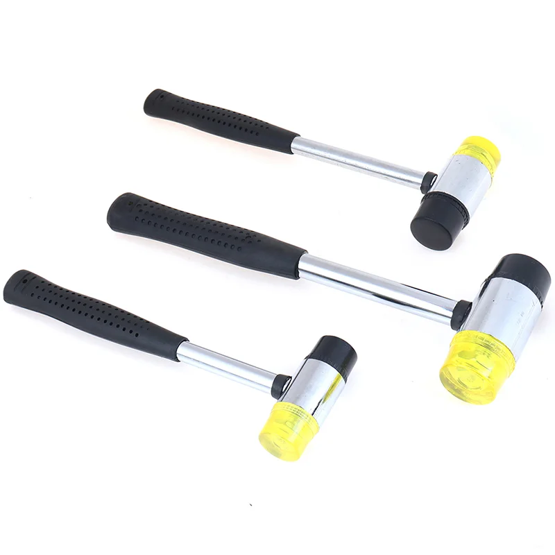 

Multifunctional rubber hammer double-sided percussion rubber hammer, multifunctional glass window bead hammer nylon head rubber