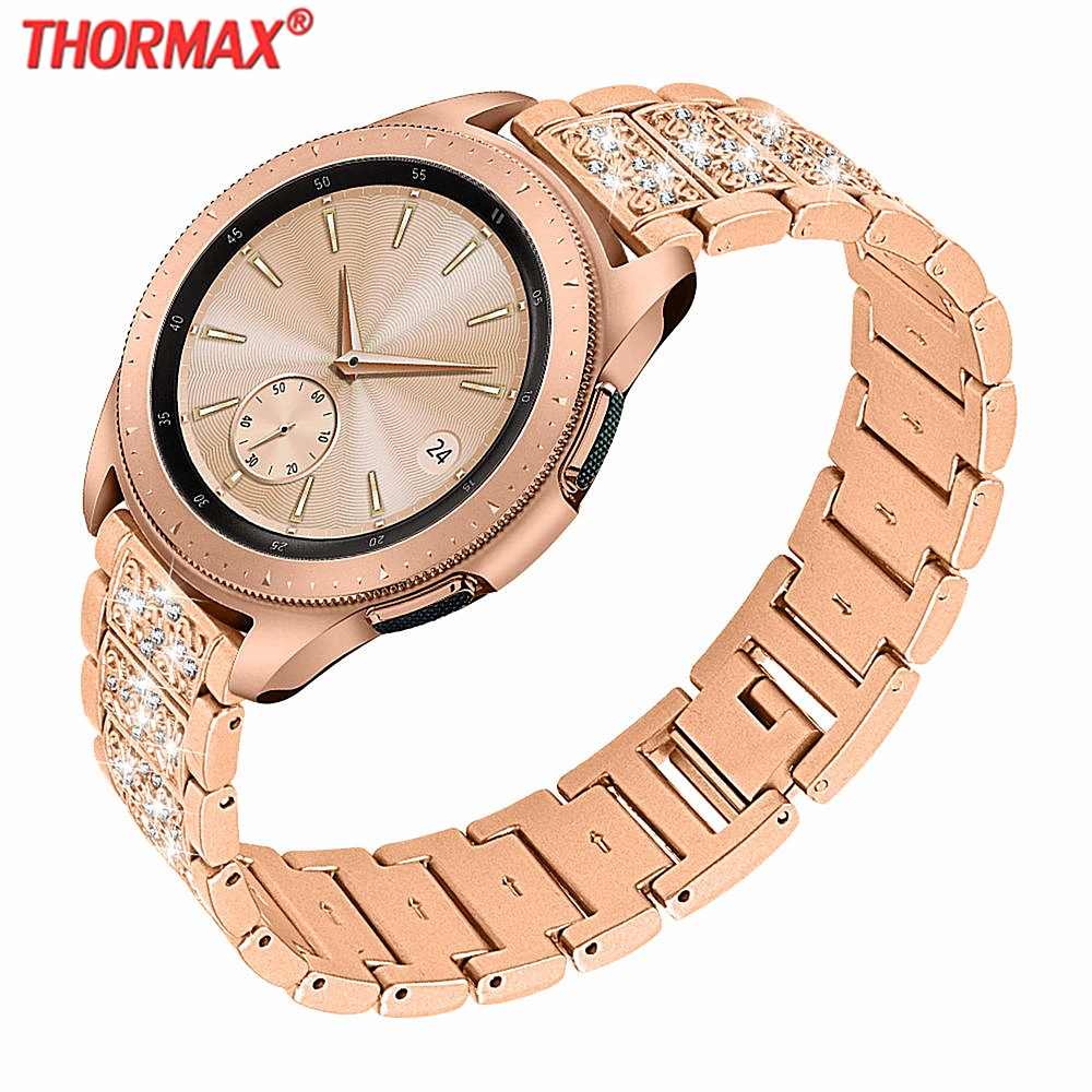 Ремешок для часов Samsung Galaxy сменный Браслет с драгоценными камнями Gear S3 Classic 46 мм 42