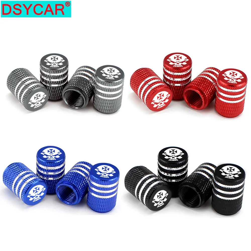DSYCAR 4 шт./компл. клапан для автомобильных шин стебли колпачок внахлест стиль