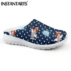 Женские кроссовки INSTANTARTS, милые Мультяшные кроссовки для медсестер и врачей, сетчатые летние сандалии