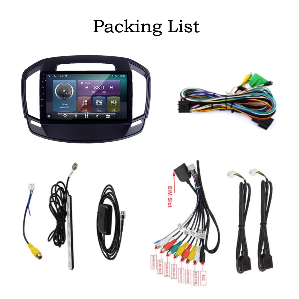 

QNavi Android 10.0 Car Radio Multimedia Video Player For Opel Insignia 2014-2017 Mirror Link Carplay TMPS OBD Bluetooth DSP RDS