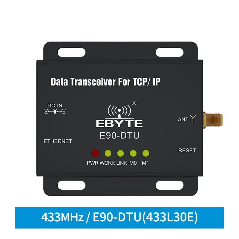 Ethernet LoRa 433 МГц 30dBm 1 Вт TCXO E90-DTU-433L30E беспроводной трансивер с большим радиусом действия IoT PLC 433 МГц RJ45 РЧ модуль