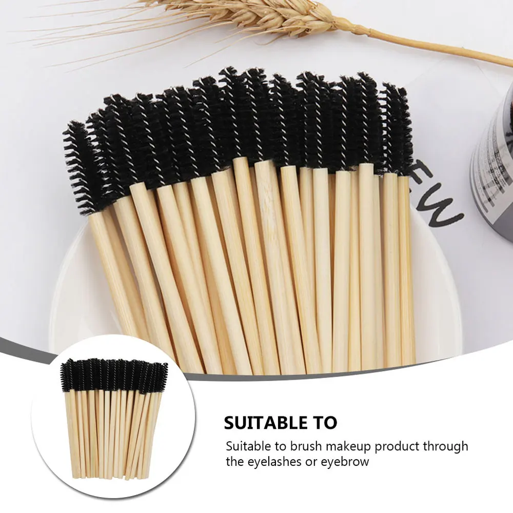 

100Pcs Disposable Eyelash Mascara Brushes Wands Applicator Makeup Brush Kit