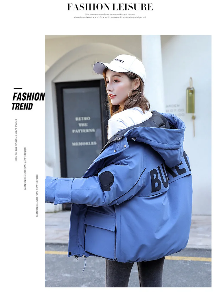 Abrigos Mujer Invierno Short Winter Jacket Women Fur Cotton Padded Jacket Female Parka Womens Jacket Winter Coat for Woman