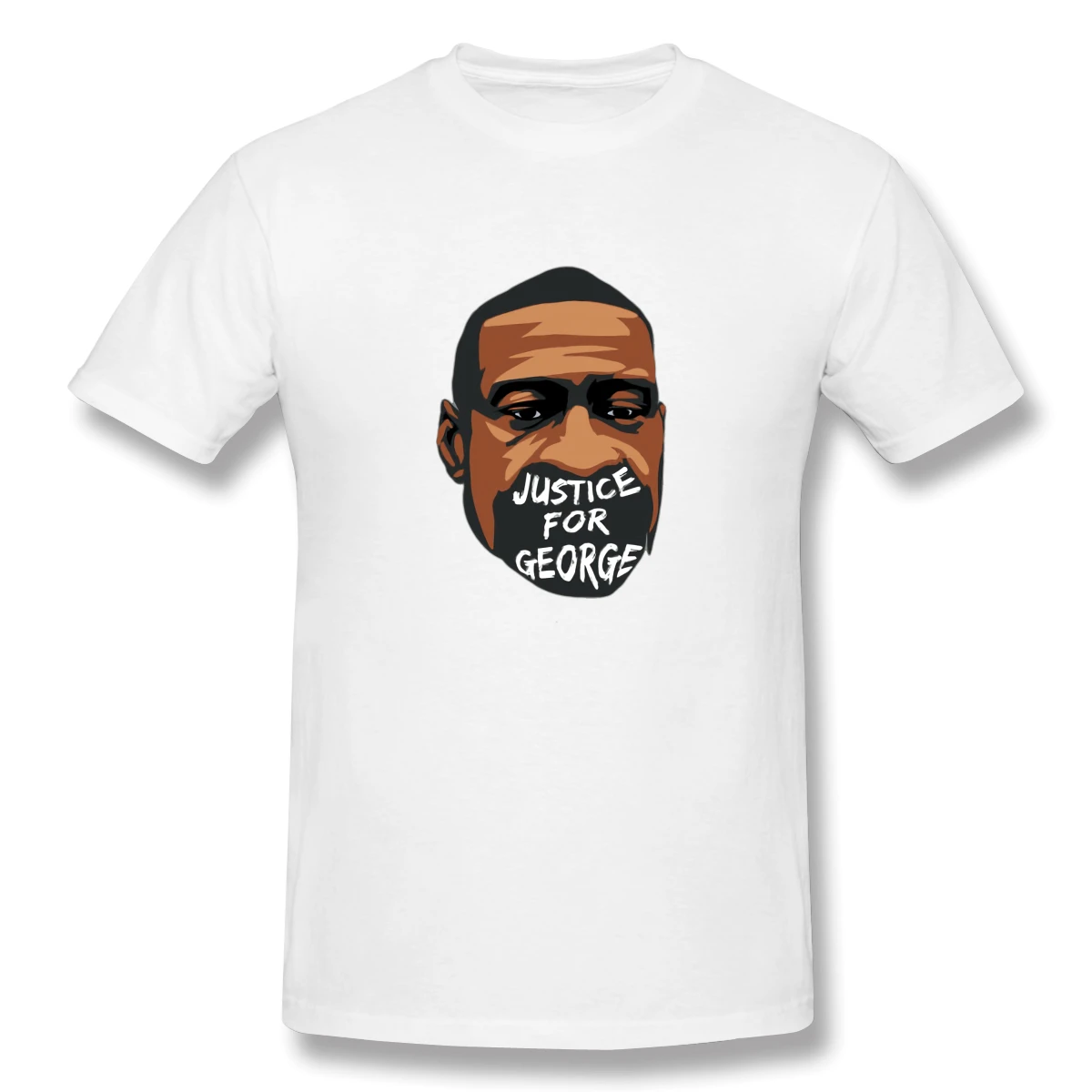 Справедливости для Джордж Флойд футболка (1) Для мужчин классический короткий