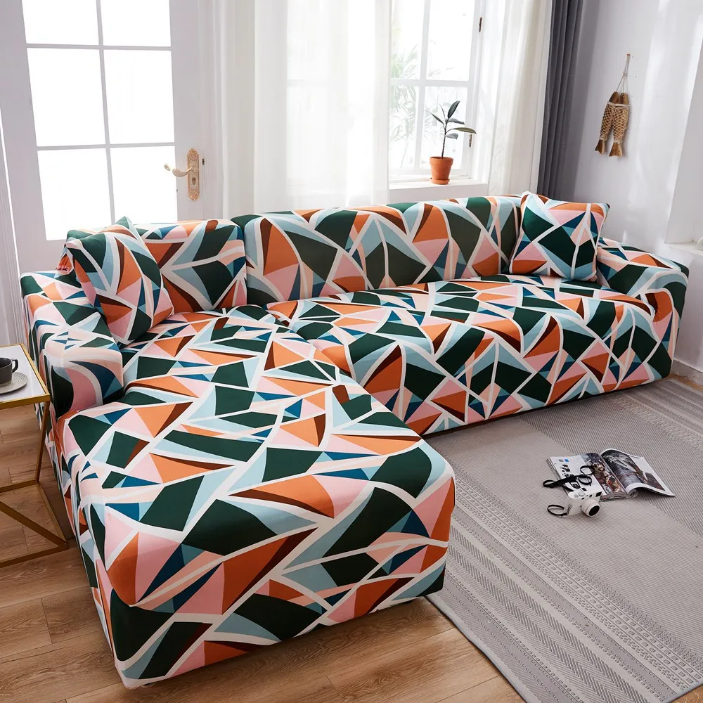 

L-Shape Corner Combination Sofa Covers Couch Cover Longue Sofa Slipcover Sofa Cover for Living Room Furniture Protector