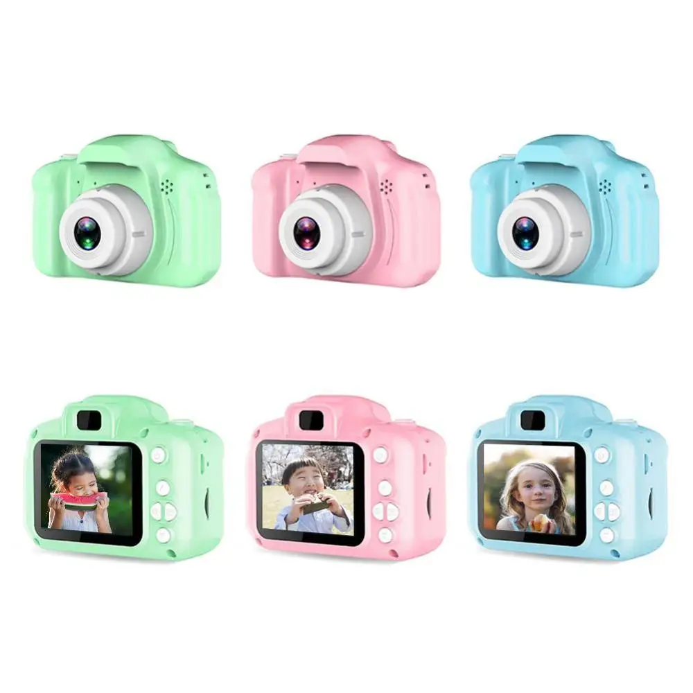 

Игрушечная камера с ремешком на шею для детей 2, 3, 4 лет, детская камера 800 Вт, Пиксельная игрушка для девочек, детская фотокамера, детский фото...
