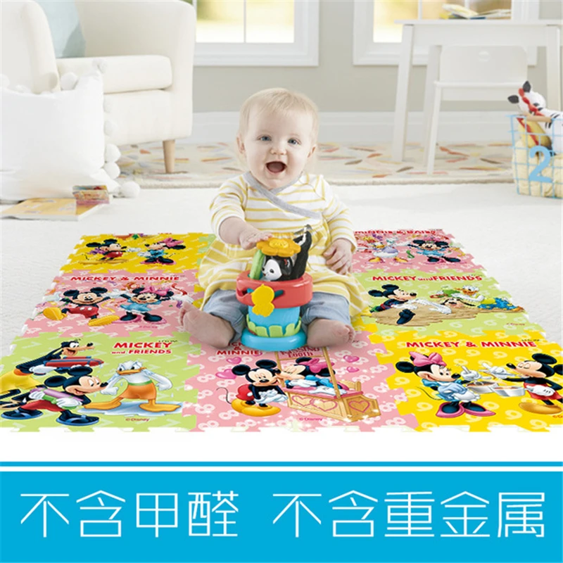 Коврик для ползания Disney 30x30 9 шт. детский коврик девочки игровой сборный лазания