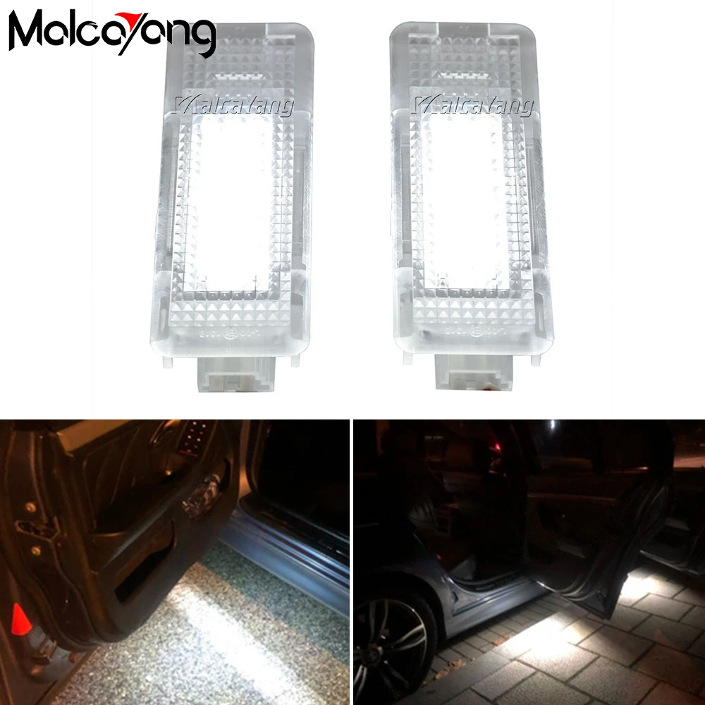 

2X Автомобильный светодиодный светильник под дверь Footwell для BMW X5 1999-2006 E53 E39 Z8 E52 1999-2003 лампа для багажа