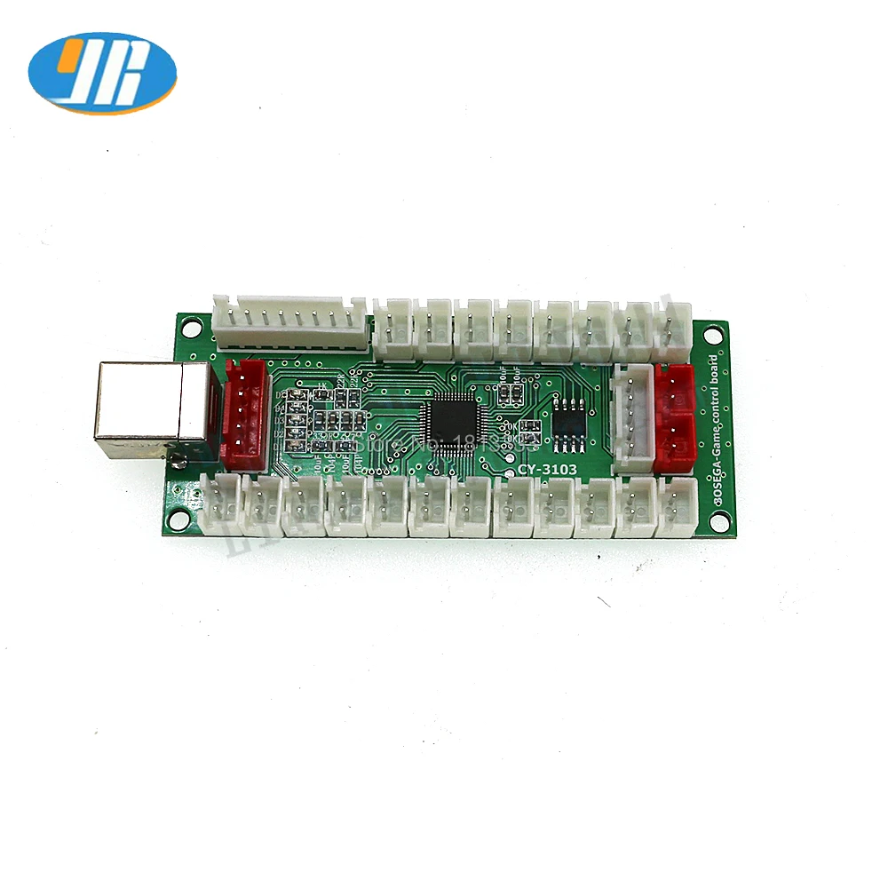 PS2/PS3/PC/xbox PC360 Аркада pcb джойстик USB аркадный джойстик USB энкодер плата к ПК Джойстик Sanwa для аркадных игр для аркадных DIY Kit - Цвет: Only the USB board