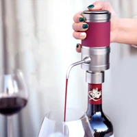 hot selling 2021 electric decanter pump wine pourer red wine decanter homebrew pump style cider wine aerator bar tools