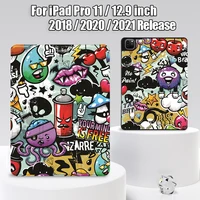 mtt 2021 case for ipad pro 11 with pencil holder soft tpu back cover for ipad pro 12 9 flip stand smart funda with tablet bag