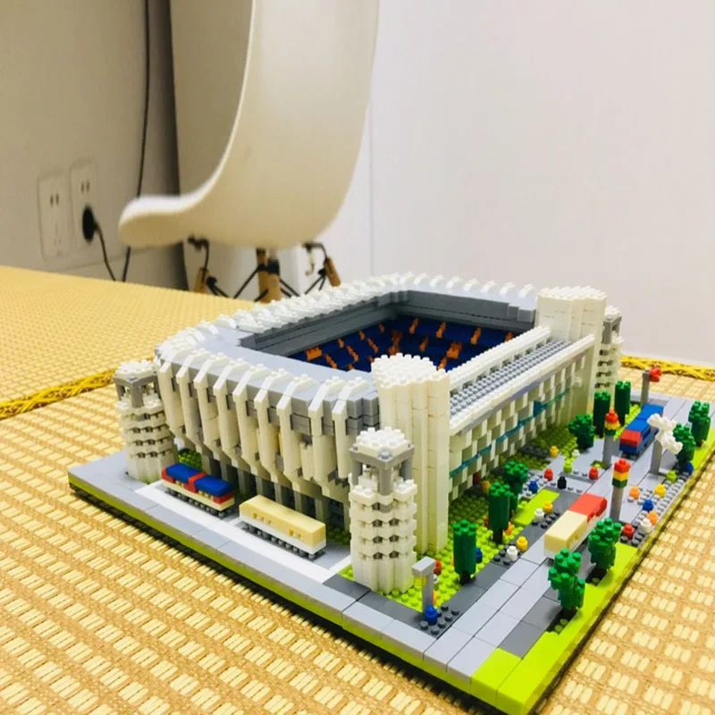 

Architecture World Famous Football Field Stadium Model Building Kits Blocks Brick Club Cup Child Kid Toys Gifts