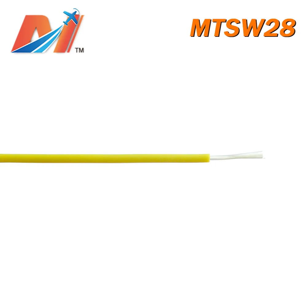 Maytech распродажа (1 метр) Мощный кремниевый провод AWG28 желтого цвета|Силовая