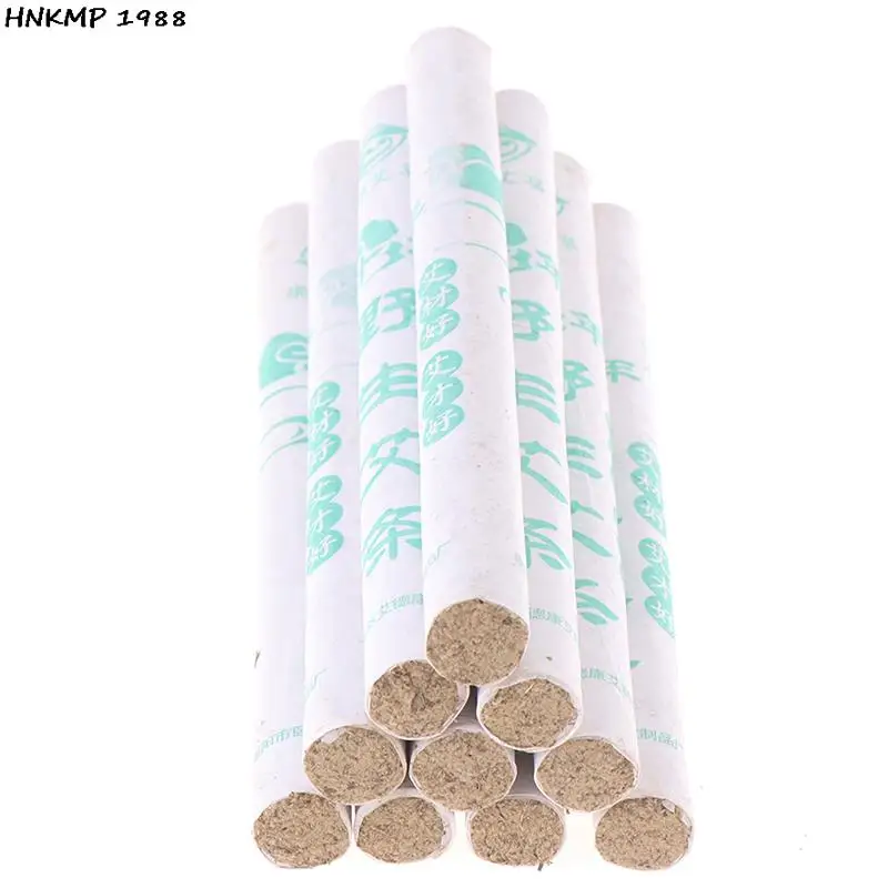 10 чистая мокса Stick Rolls Burn Wood-традиционная китайская Массажная терапия для