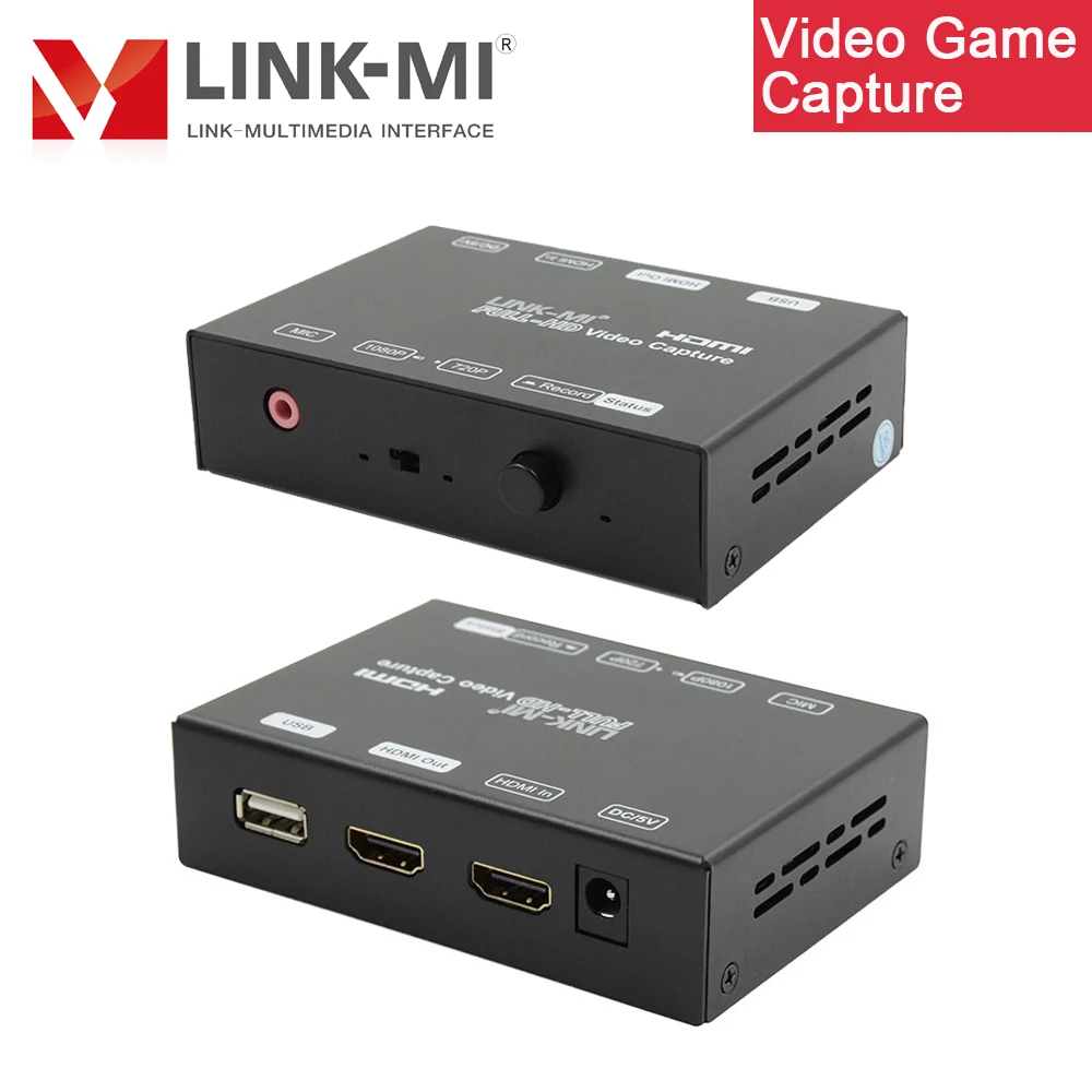 LINK-MI HDVC01 HDMI Game Capture H.264 1080p Full HD датчик | Электроника
