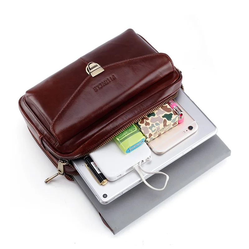 

Men's Leather Clutch Wrist Money Bags Wallet High Quality Cowhide for Men and Purse Outdoor Coin Card Poucht Holder Bag Wallet
